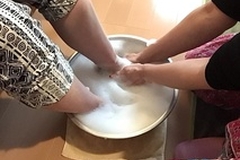 フットバス＆精油選定